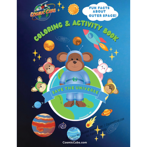 Cosmic Cubs Save The Universe Coloring & Activity Book