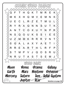 Cosmic Cubs Save The Universe Coloring & Activity Book